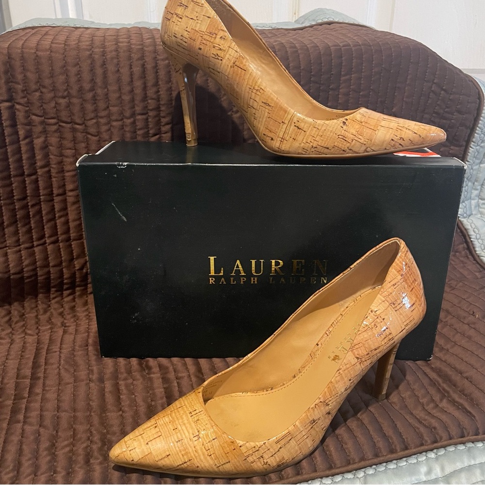 Lauren Ralph Lauren Glazed Natural Cork size 6